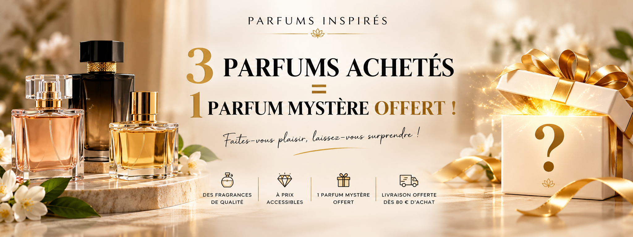 Offre parfumée avec cadeau mystère